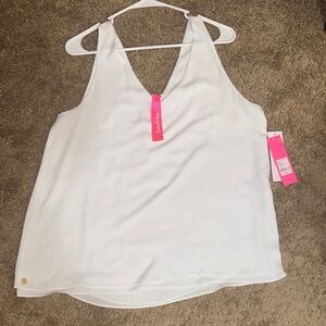 Lilly Pulitzer White Tank Top